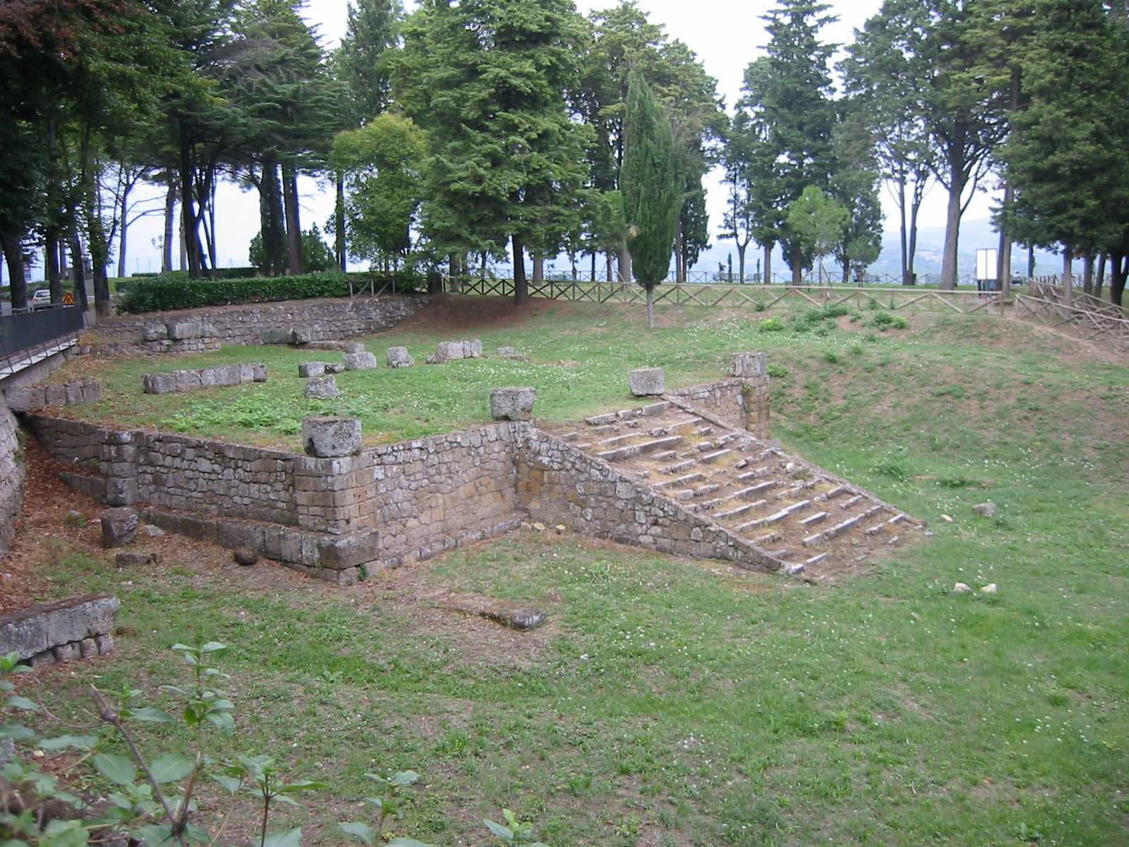 Titolo: Archaeological Area of the Temple of Belvedere