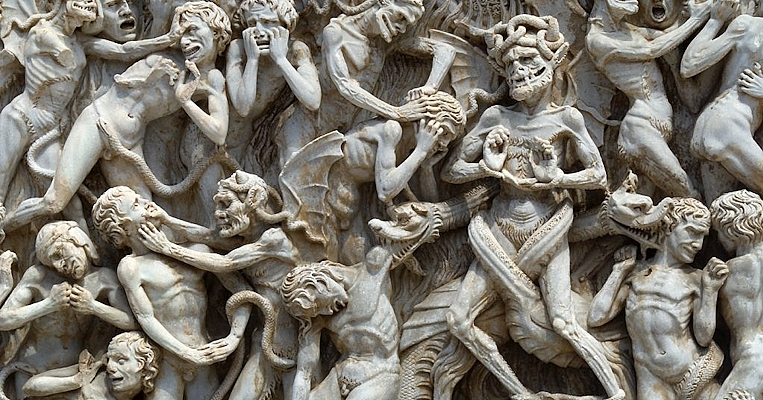 Immagine: Cathédrale Santa Maria Assunta d'Orvieto - Bas-reliefs de la façade