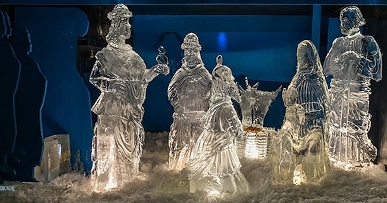 Immagine: Crèche de glace à Massa Martana