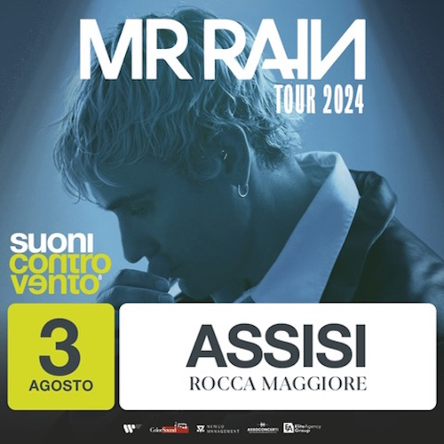 Locandina concerto Mr. Rain