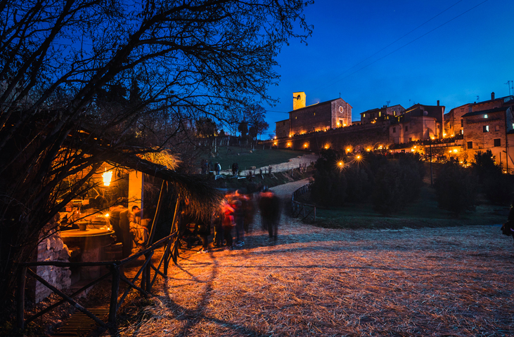 Living and artistic cribs in the Foligno area