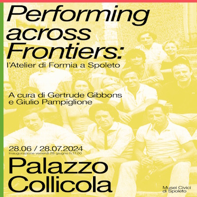 Playbill exhibition Palazzo Collicola