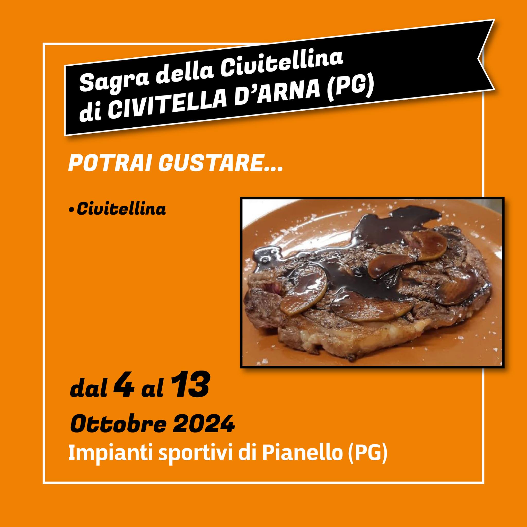 playbill Sagra di Civitella d'Arna 2024- Pianello