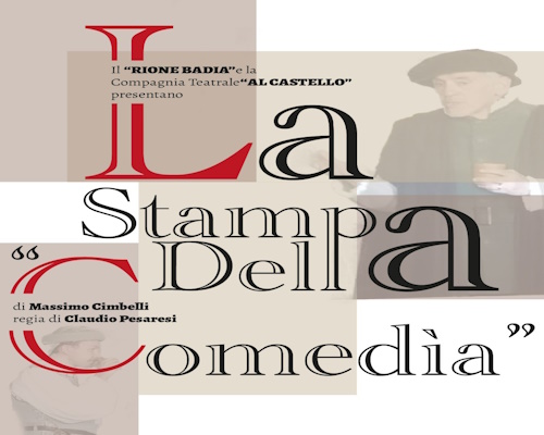 locandina La stampa della Comedia - Perugia